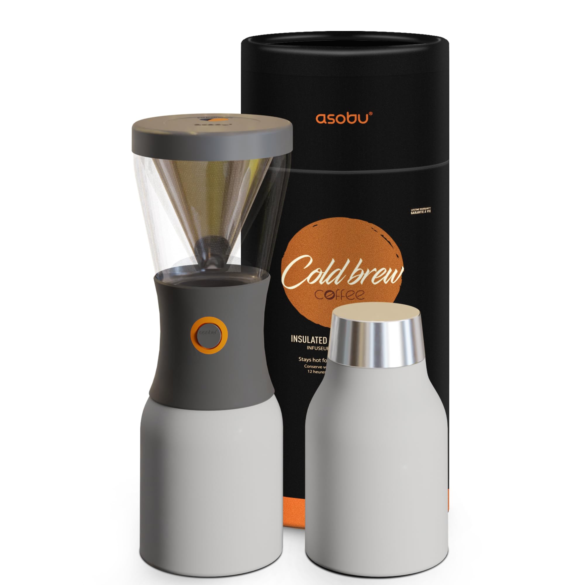 Amazon | (White) - Asobu Coldbrew Portable Cold Brew Coffee Maker